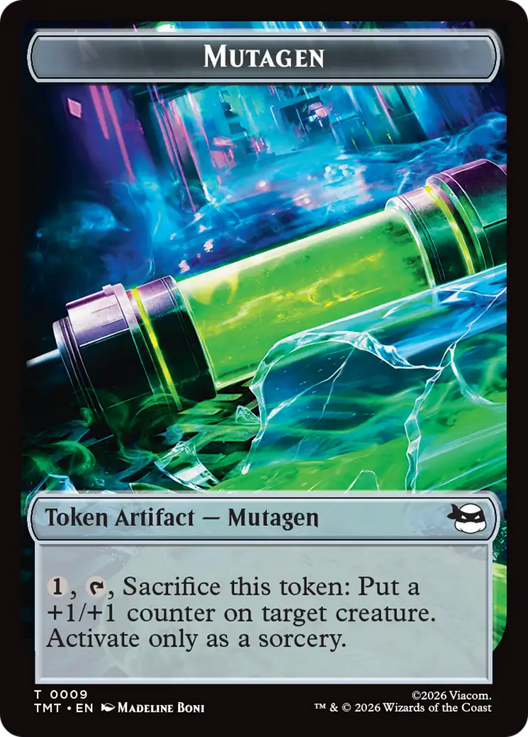 Mutant // Mutagen Double-Sided Token [Teenage Mutant Ninja Turtles Tokens] | Gear Gaming Fayetteville