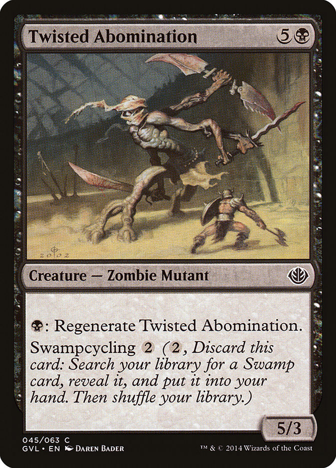 Twisted Abomination (Garruk vs. Liliana) [Duel Decks Anthology] | Gear Gaming Fayetteville