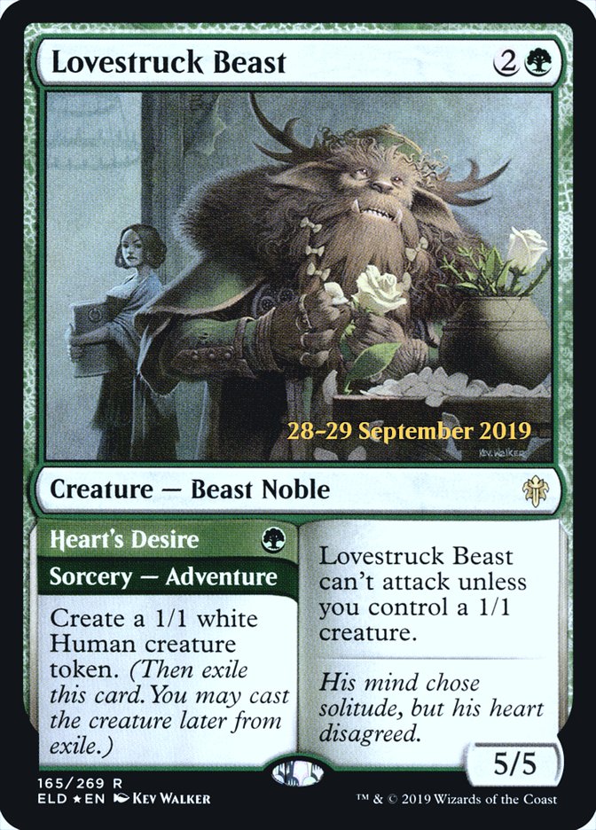 Lovestruck Beast // Heart's Desire [Throne of Eldraine Prerelease Promos] | Gear Gaming Fayetteville