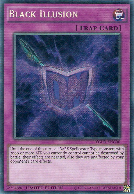 Black Illusion [YGLD-ENC00] Secret Rare | Gear Gaming Fayetteville