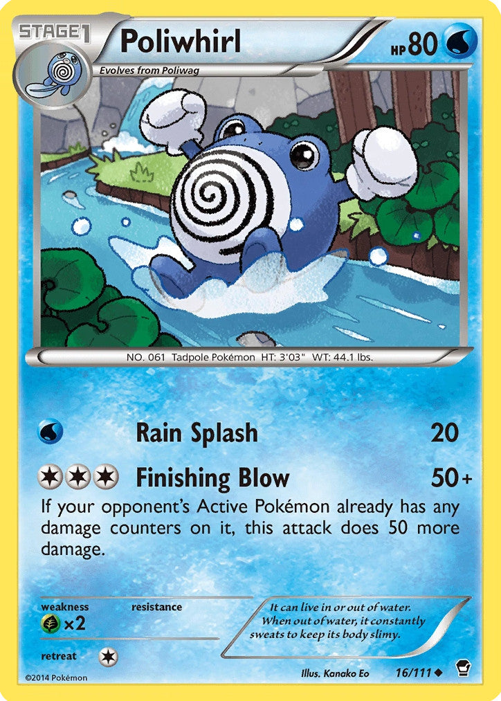 Poliwhirl (16/111) [XY: Furious Fists] | Gear Gaming Fayetteville