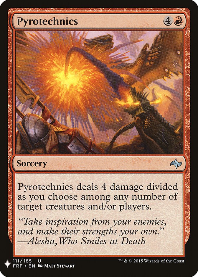 Pyrotechnics [Mystery Booster] | Gear Gaming Fayetteville