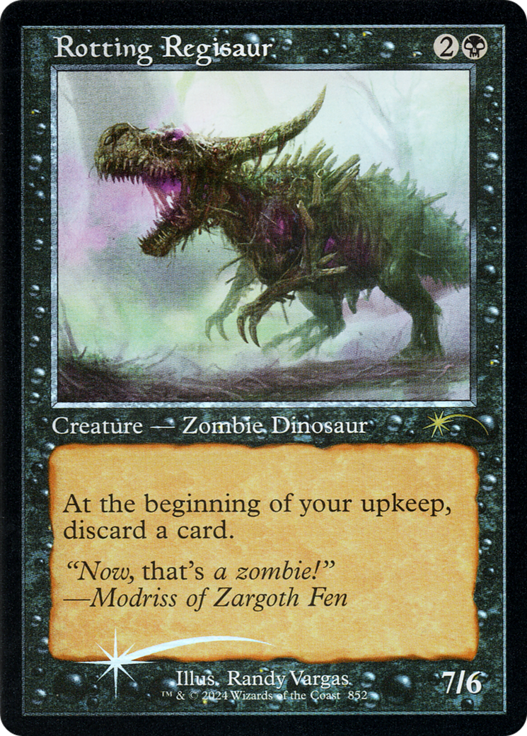 Rotting Regisaur (Retro Frame) [Secret Lair Drop Series] | Gear Gaming Fayetteville