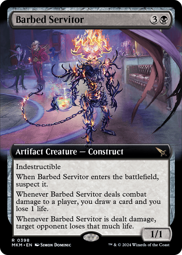 Barbed Servitor (Extended Art) [Murders at Karlov Manor] | Gear Gaming Fayetteville