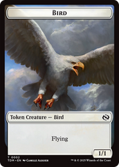 Thopter // Bird Double-Sided Token [Tarkir: Dragonstorm Commander Tokens] | Gear Gaming Fayetteville