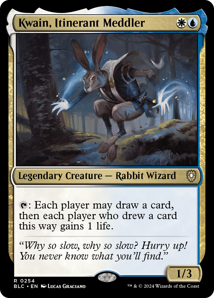 Kwain, Itinerant Meddler [Bloomburrow Commander] | Gear Gaming Fayetteville