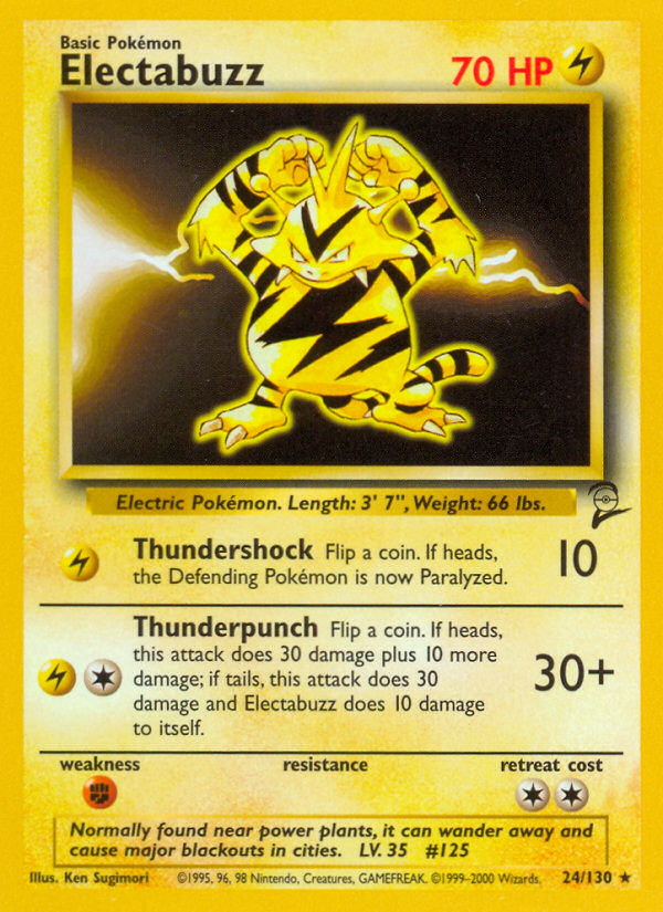 Electabuzz (24/130) [Base Set 2] | Gear Gaming Fayetteville