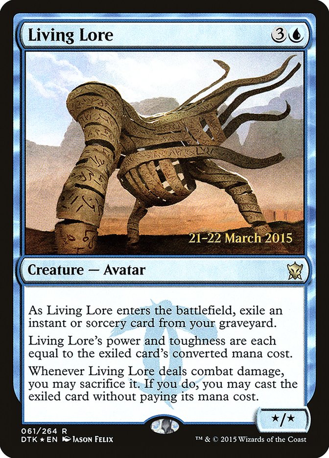 Living Lore [Dragons of Tarkir Prerelease Promos] | Gear Gaming Fayetteville