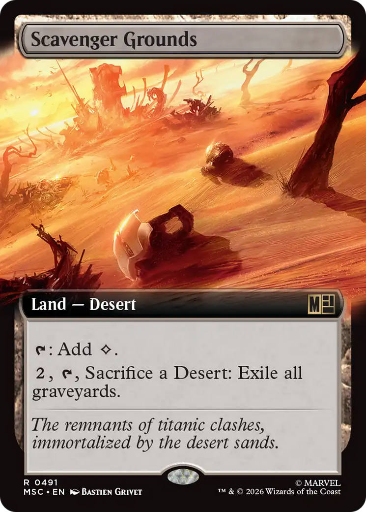 Scavenger Grounds (Extended Art) [Marvel Super Heroes Commander] | Gear Gaming Fayetteville