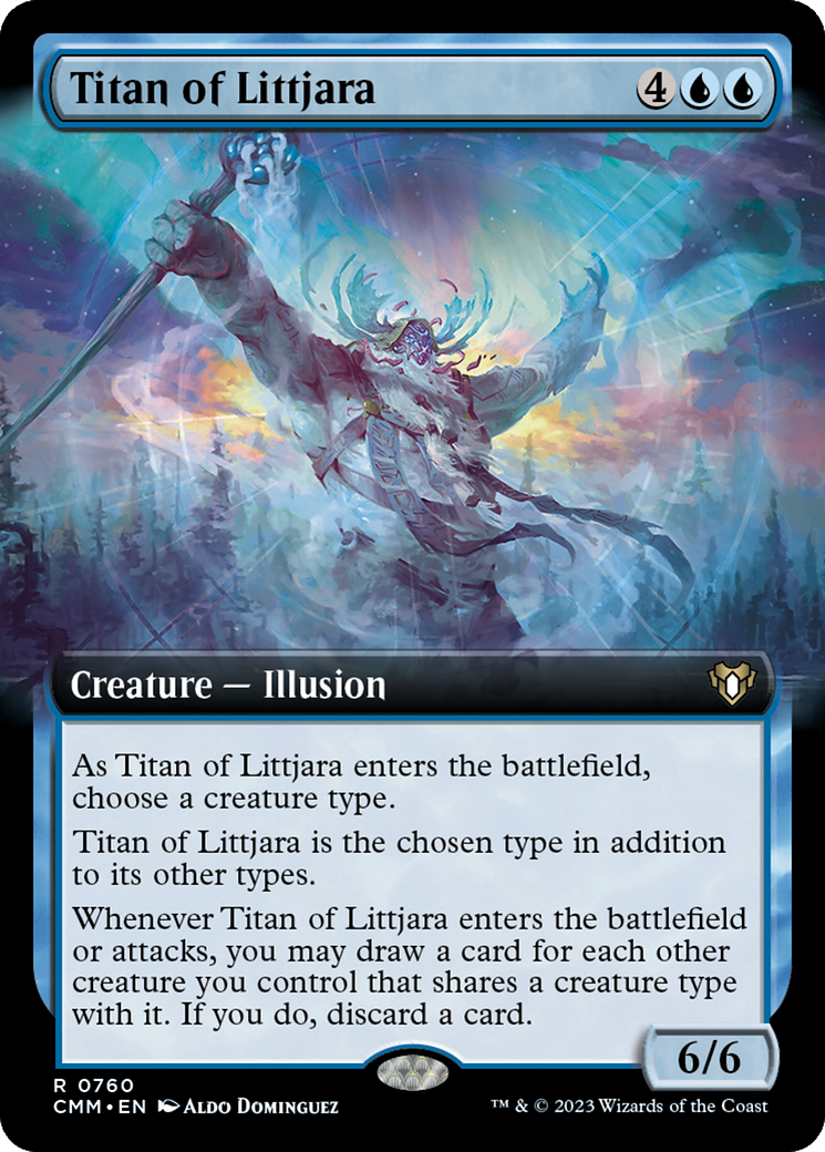 Titan of Littjara (Extended Art) [Commander Masters] | Gear Gaming Fayetteville