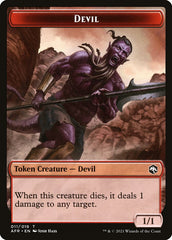Devil // Guenhwyvar Double-Sided Token [Dungeons & Dragons: Adventures in the Forgotten Realms Tokens] | Gear Gaming Fayetteville