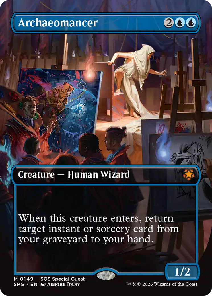 Archaeomancer (Borderless) [Secrets of Strixhaven Special Guests] | Gear Gaming Fayetteville