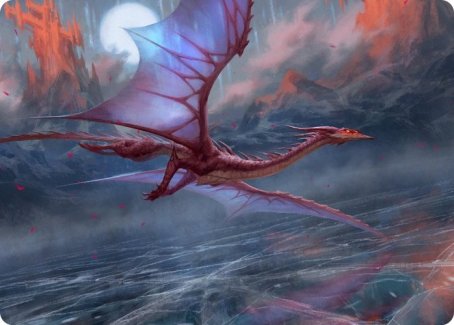 Manaform Hellkite Art Card [Innistrad: Crimson Vow Art Series] | Gear Gaming Fayetteville