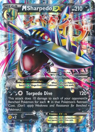 M Sharpedo EX (XY200) (Jumbo Card) [XY: Black Star Promos] | Gear Gaming Fayetteville