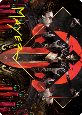 Gift of Fangs Art Card (Gold-Stamped Signature) [Innistrad: Crimson Vow Art Series] | Gear Gaming Fayetteville