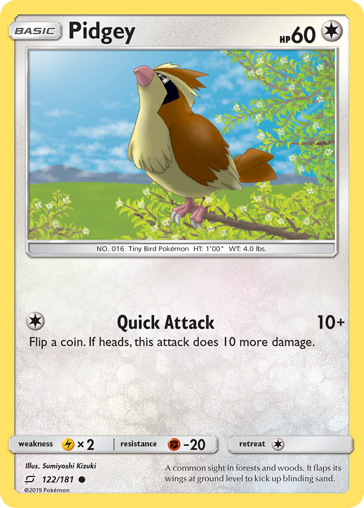 Pidgey (122/181) [Sun & Moon: Team Up] | Gear Gaming Fayetteville