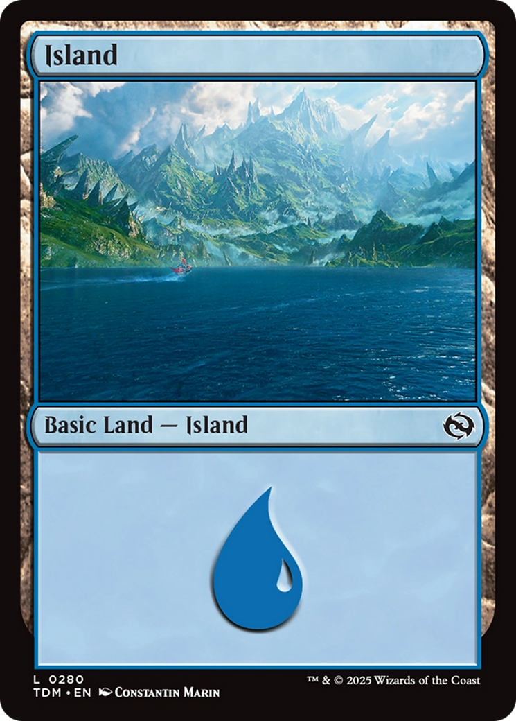 Island (0280) [Tarkir: Dragonstorm] | Gear Gaming Fayetteville