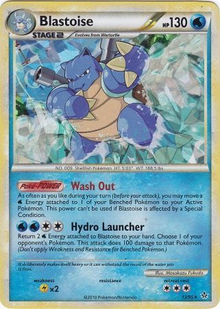 Blastoise (13/95) (Cracked Ice Holo) [HeartGold & SoulSilver: Unleashed] | Gear Gaming Fayetteville