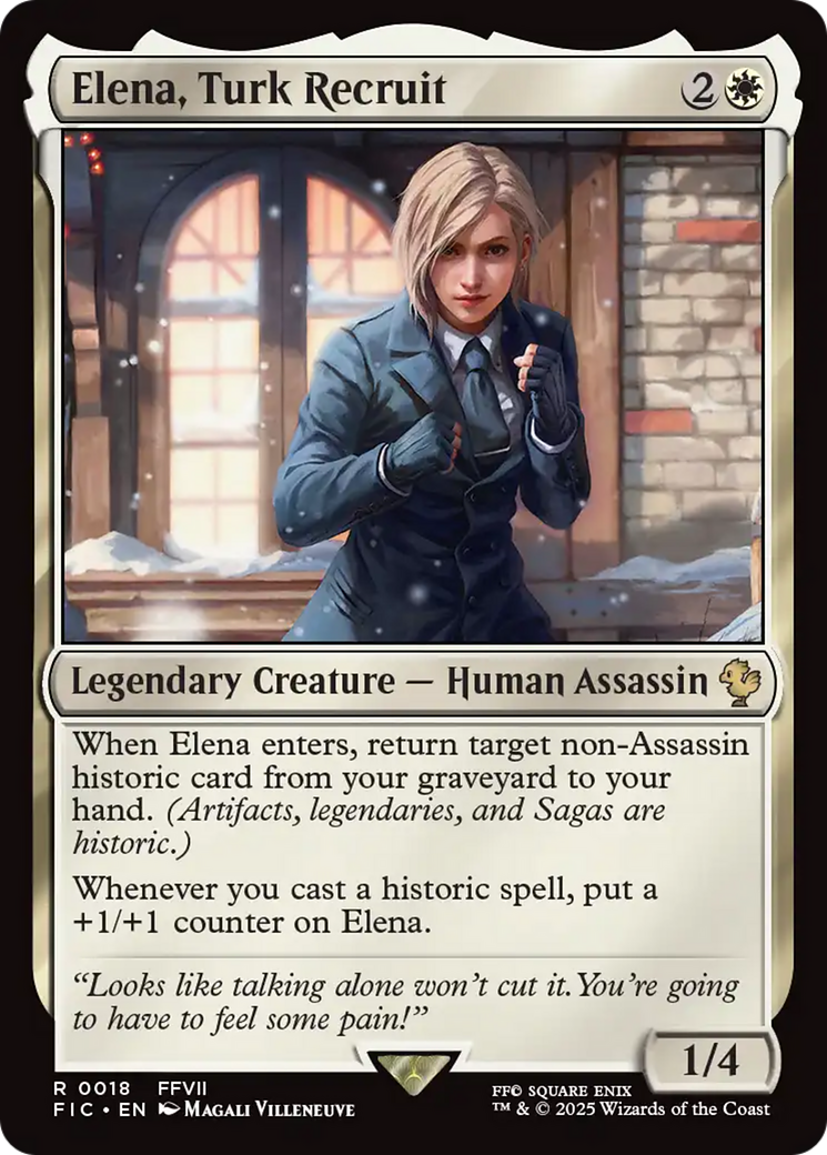 Elena, Turk Recruit [FINAL FANTASY Commander] | Gear Gaming Fayetteville
