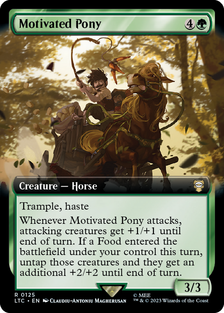 Motivated Pony (Extended Art) [The Lord of the Rings: Tales of Middle-Earth Commander] | Gear Gaming Fayetteville