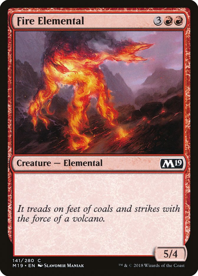 Fire Elemental [Core Set 2019] | Gear Gaming Fayetteville