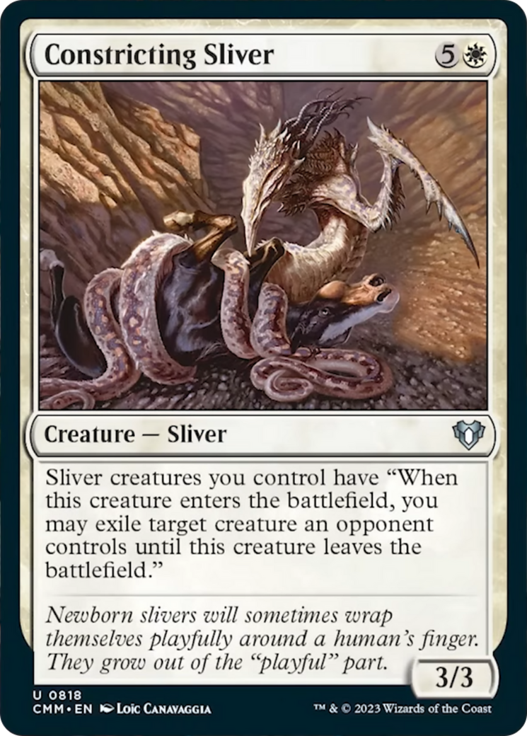 Constricting Sliver [Commander Masters] | Gear Gaming Fayetteville