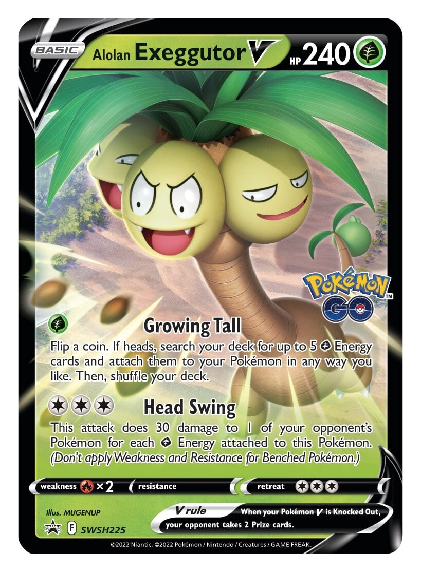 Alolan Exeggutor V (SWSH225) [Sword & Shield: Black Star Promos] | Gear Gaming Fayetteville