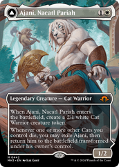 Ajani, Nacatl Pariah // Ajani, Nacatl Avenger (Borderless) [Modern Horizons 3] | Gear Gaming Fayetteville