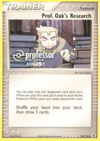 Prof Oaks Research (98/112) (2004 2005) [Professor Program Promos] | Gear Gaming Fayetteville