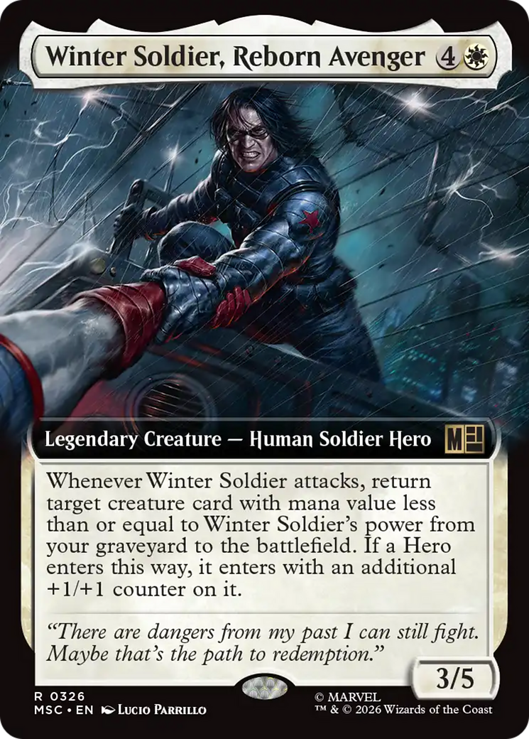 Winter Soldier, Reborn Avenger (Extended Art) [Marvel Super Heroes Commander] | Gear Gaming Fayetteville