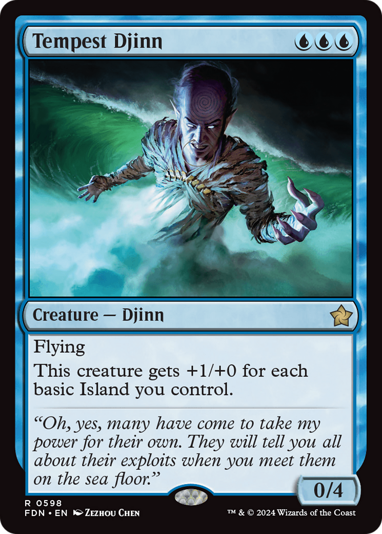 Tempest Djinn [Foundations] | Gear Gaming Fayetteville