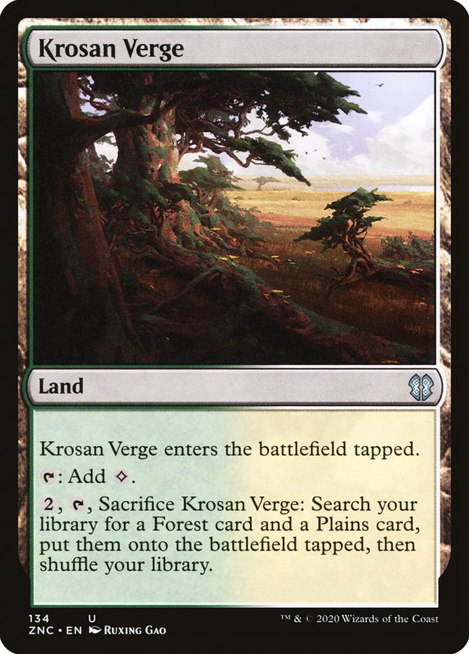 Krosan Verge [Zendikar Rising Commander] | Gear Gaming Fayetteville
