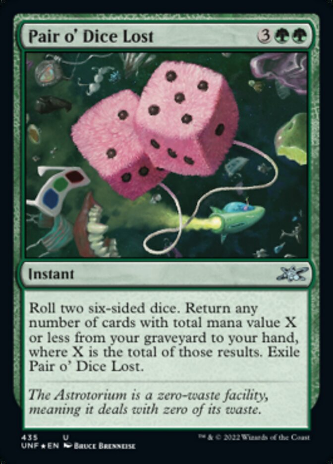 Pair o' Dice Lost (Galaxy Foil) [Unfinity] | Gear Gaming Fayetteville