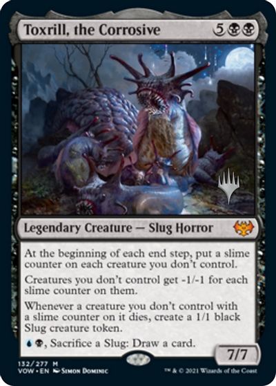 Toxrill, the Corrosive (Promo Pack) [Innistrad: Crimson Vow Promos] | Gear Gaming Fayetteville