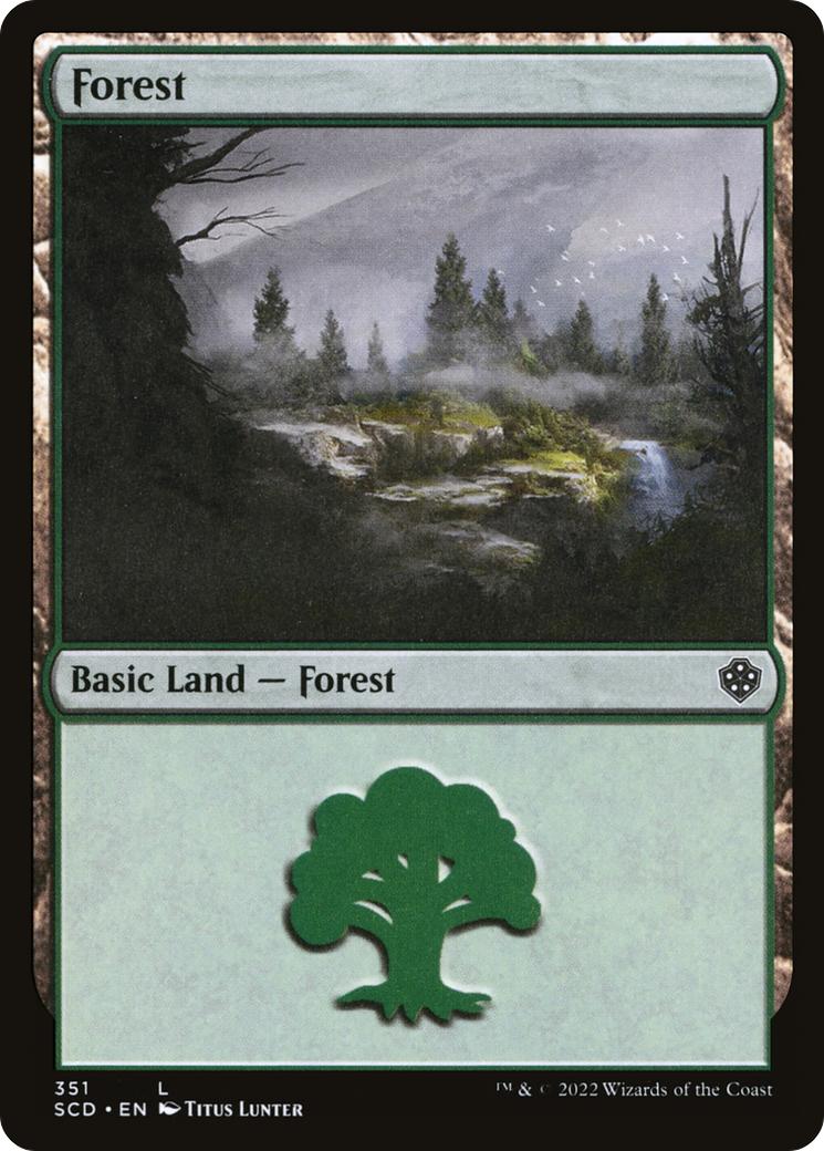Forest (351) [Starter Commander Decks] | Gear Gaming Fayetteville
