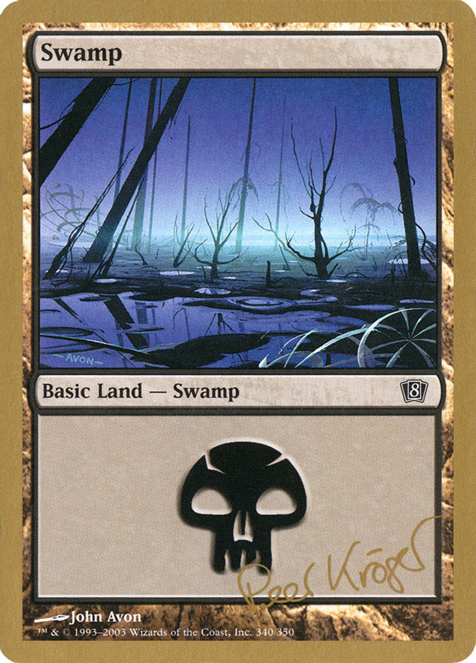 Swamp (pk340) (Peer Kroger) [World Championship Decks 2003] | Gear Gaming Fayetteville