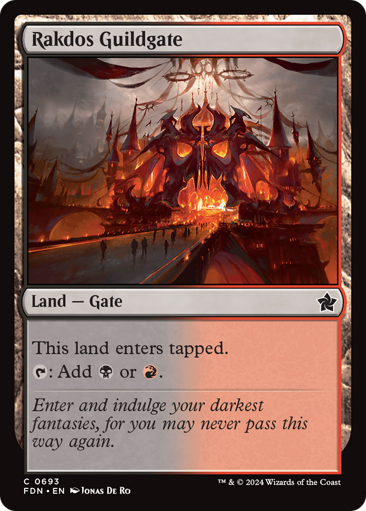 Rakdos Guildgate [Foundations] | Gear Gaming Fayetteville