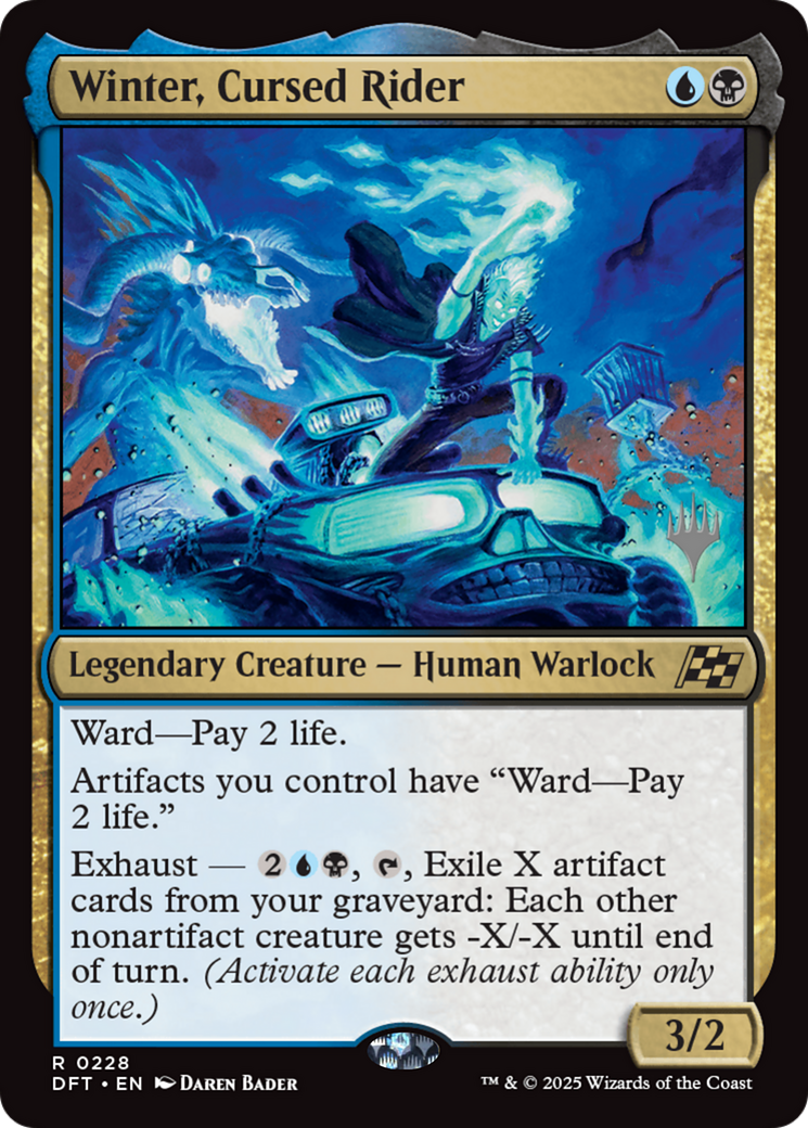 Winter, Cursed Rider [Aetherdrift Promos] | Gear Gaming Fayetteville