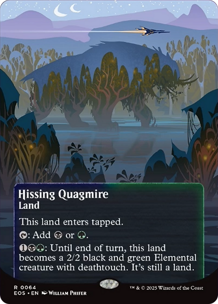 Hissing Quagmire (0064) (Borderless) [Edge of Eternities: Stellar Sights] | Gear Gaming Fayetteville