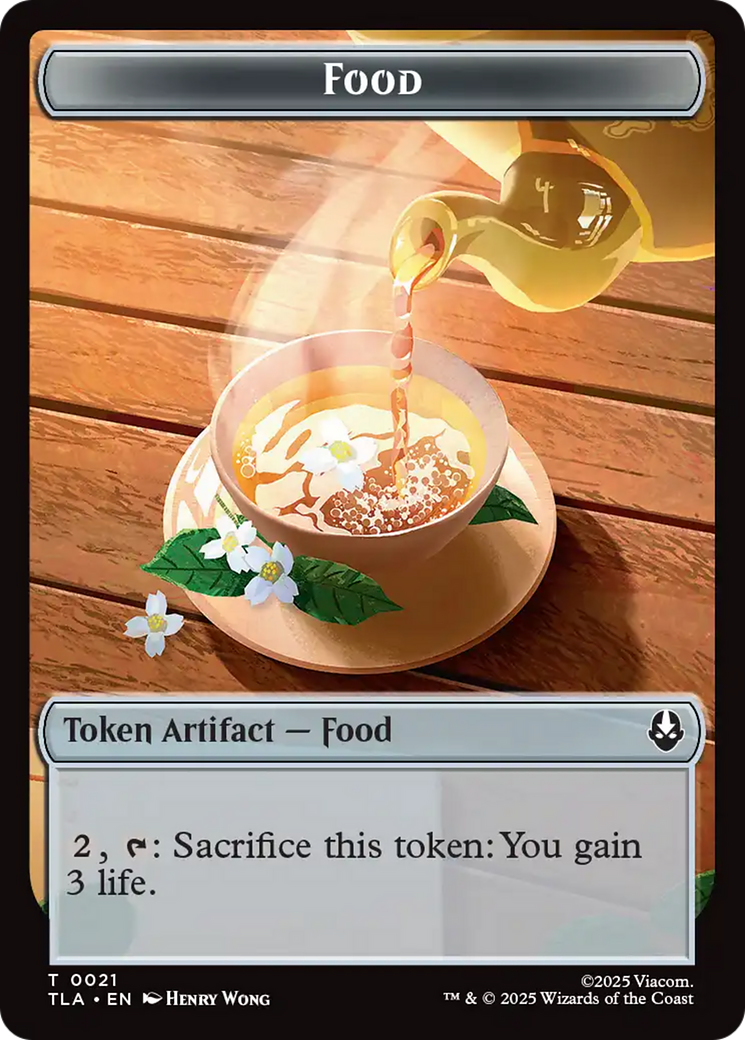 Clue (0018) // Food (0021) Double-Sided Tokens [Avatar: The Last Airbender Tokens] | Gear Gaming Fayetteville
