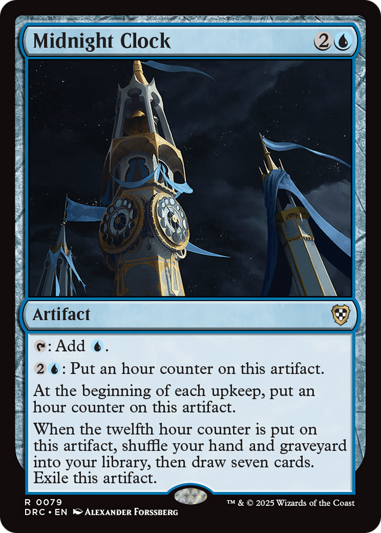 Midnight Clock [Aetherdrift Commander] | Gear Gaming Fayetteville