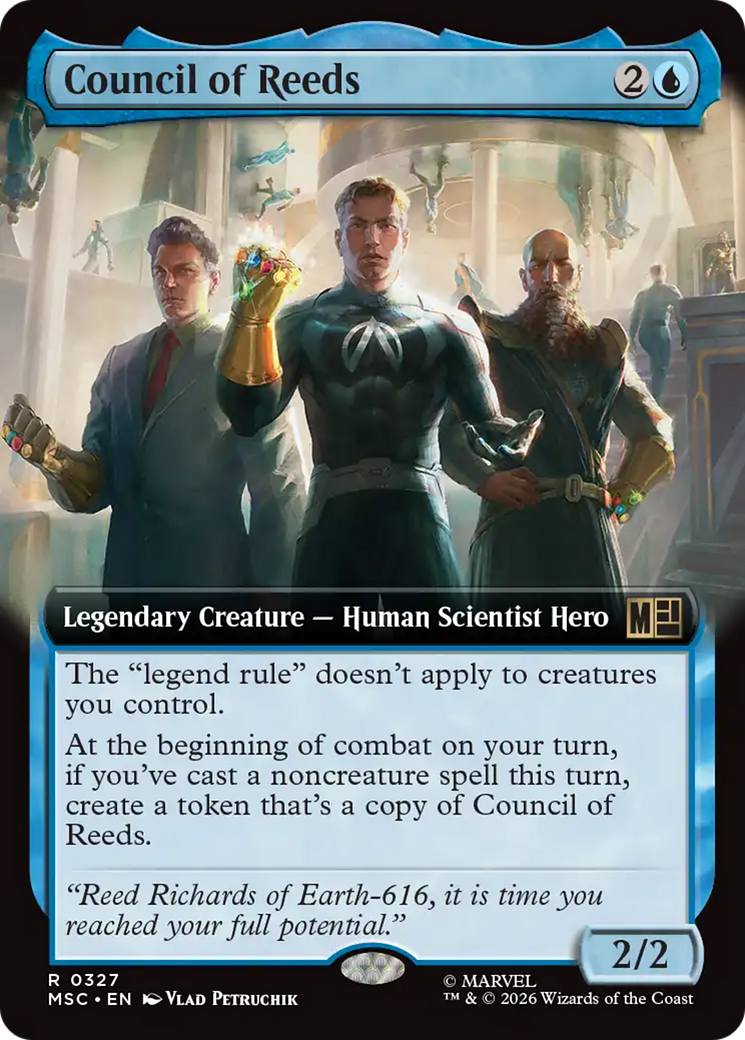 Council of Reeds (Extended Art) [Marvel Super Heroes Commander] | Gear Gaming Fayetteville