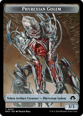 Eldrazi Spawn // Phyrexian Golem Double-Sided Token [Modern Horizons 3 Tokens] | Gear Gaming Fayetteville