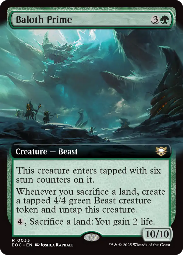 Baloth Prime (Extended Art) [Edge of Eternities Commander] | Gear Gaming Fayetteville