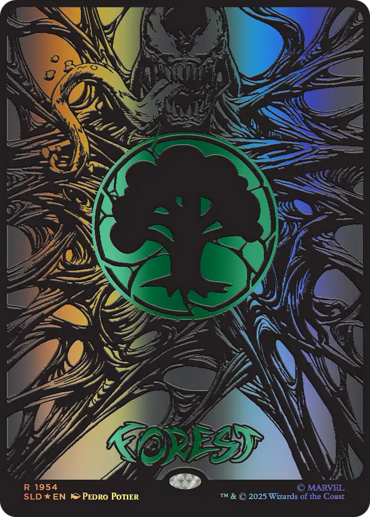 Forest (1954) (Raised Foil) [Secret Lair Drop Series] | Gear Gaming Fayetteville