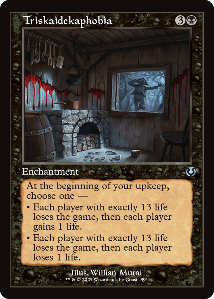 Triskaidekaphobia (Retro Frame) [Innistrad Remastered] | Gear Gaming Fayetteville