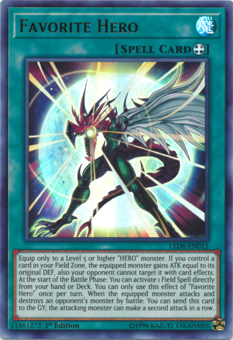 Favorite Hero [LED6-EN015] Ultra Rare | Gear Gaming Fayetteville