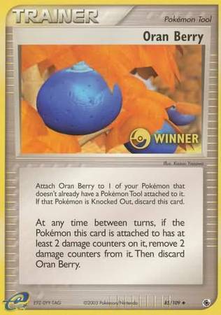 Oran Berry (85/109) (Winner) [EX: Ruby & Sapphire] | Gear Gaming Fayetteville