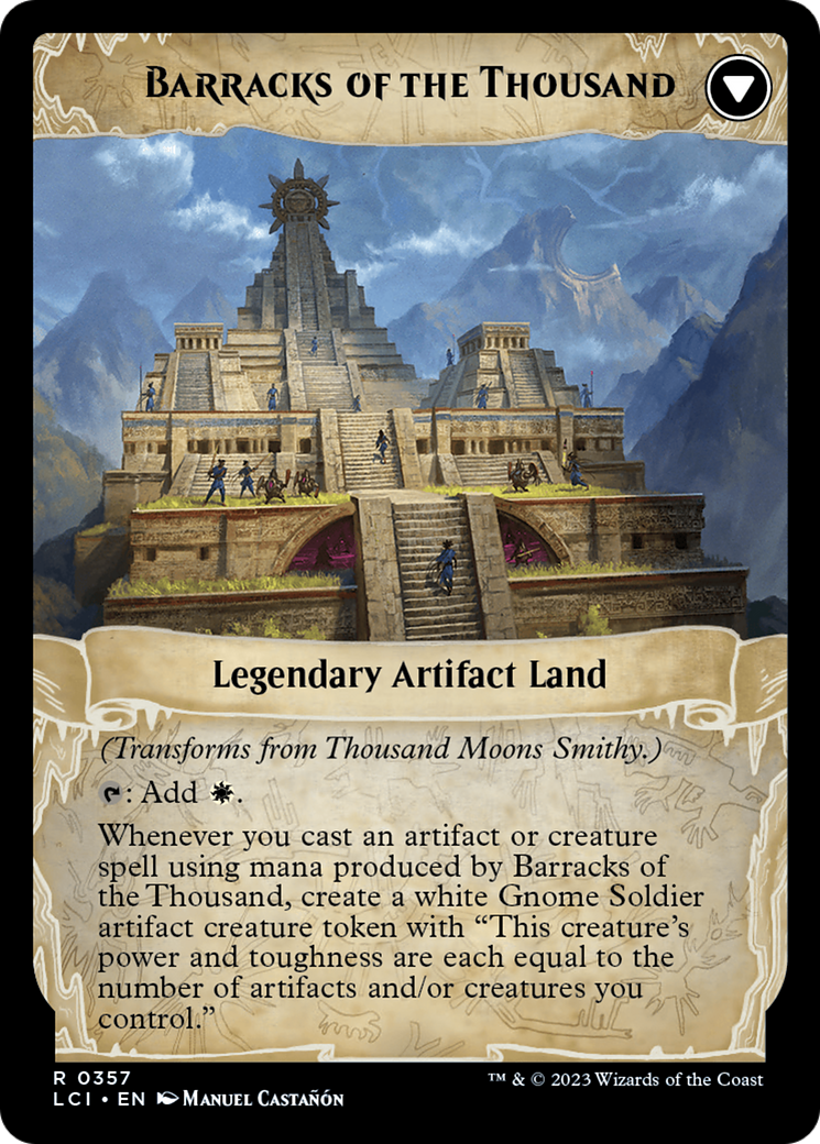 Thousand Moons Smithy (Extended Art) // Barracks of the Thousand [The Lost Caverns of Ixalan] | Gear Gaming Fayetteville