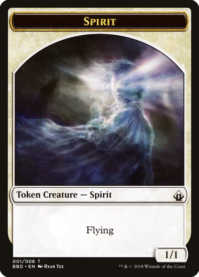 Spirit Token [Battlebond Tokens] | Gear Gaming Fayetteville